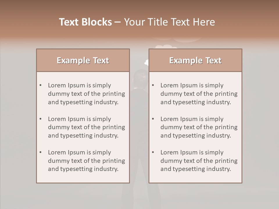 Beratung Coaching Erfolgreich PowerPoint Template