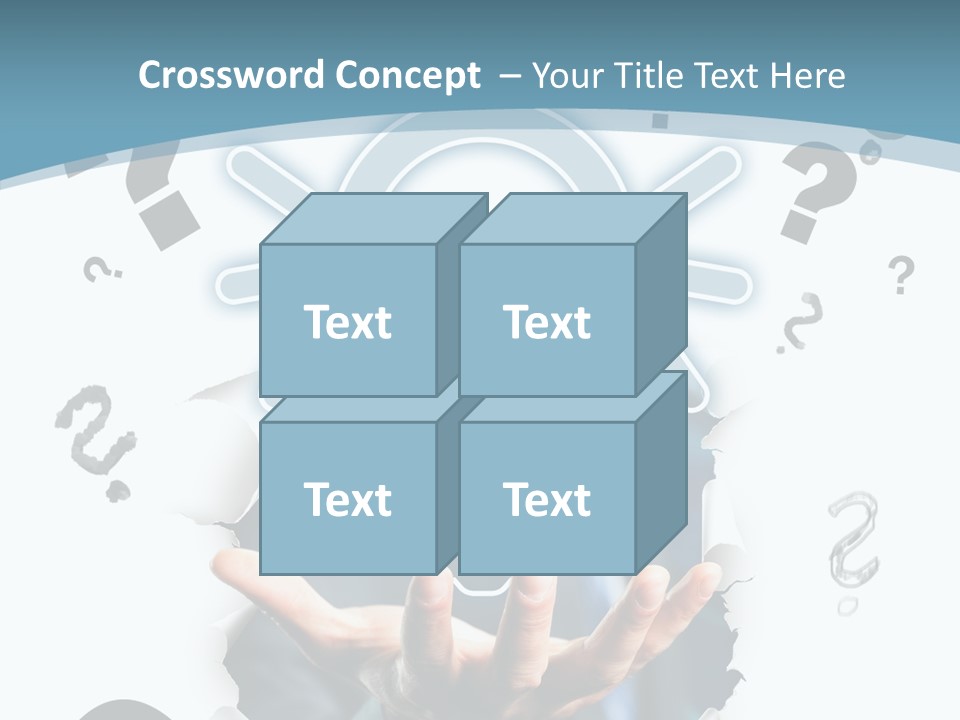 Kommunikation Office Existenzgr PowerPoint Template