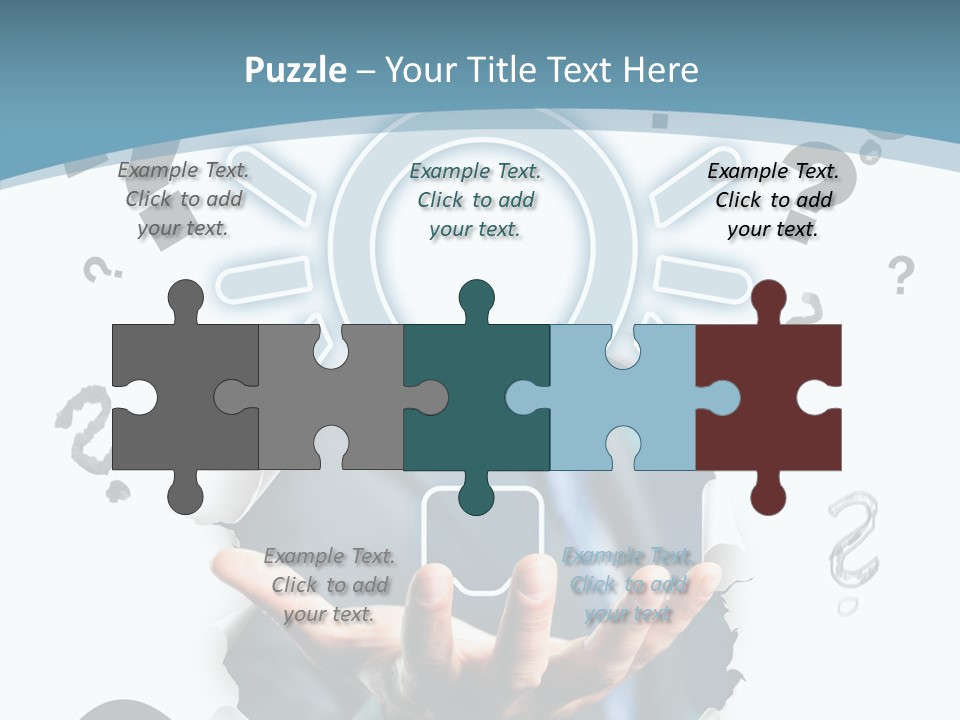 Kommunikation Office Existenzgr PowerPoint Template