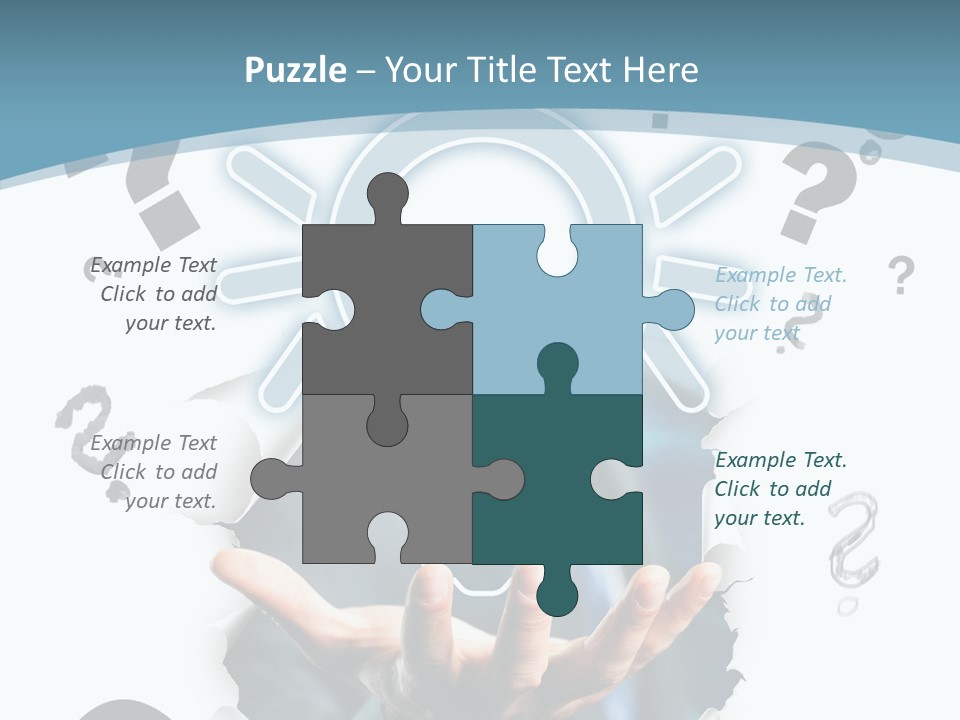 Kommunikation Office Existenzgr PowerPoint Template