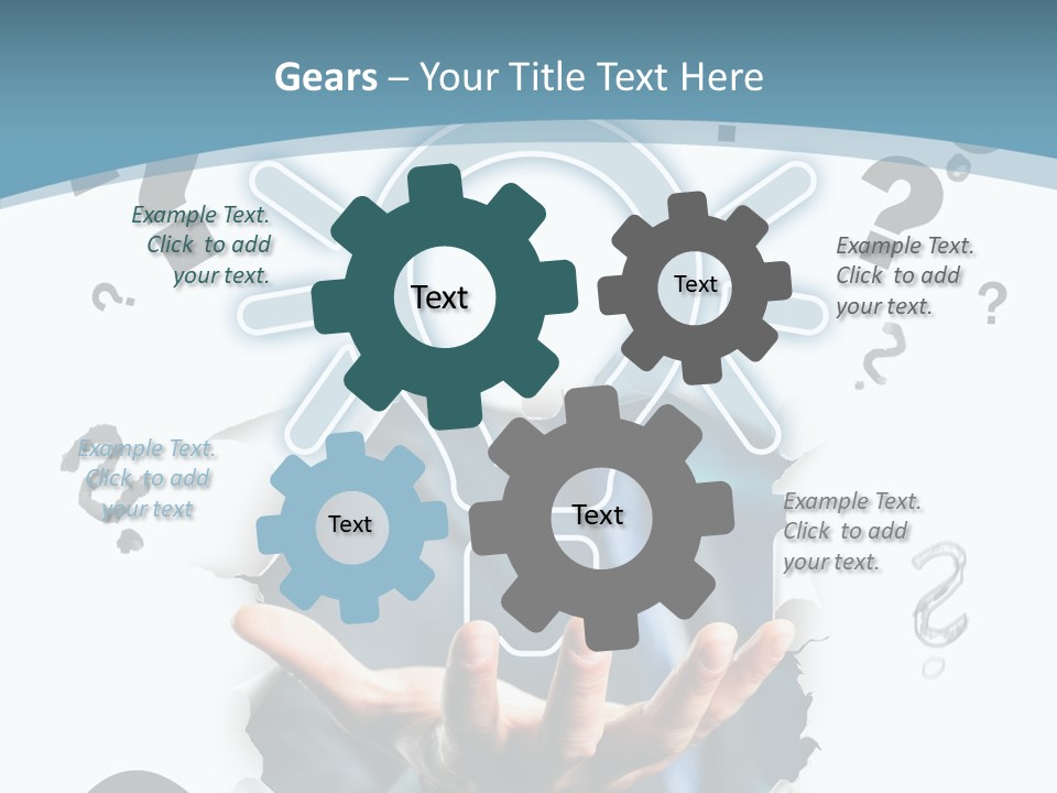 Kommunikation Office Existenzgr PowerPoint Template