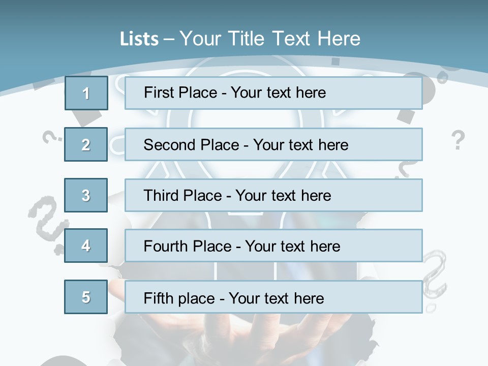 Kommunikation Office Existenzgr PowerPoint Template