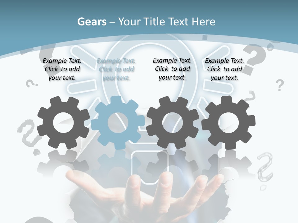 Kommunikation Office Existenzgr PowerPoint Template