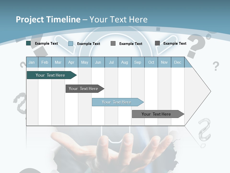 Kommunikation Office Existenzgr PowerPoint Template