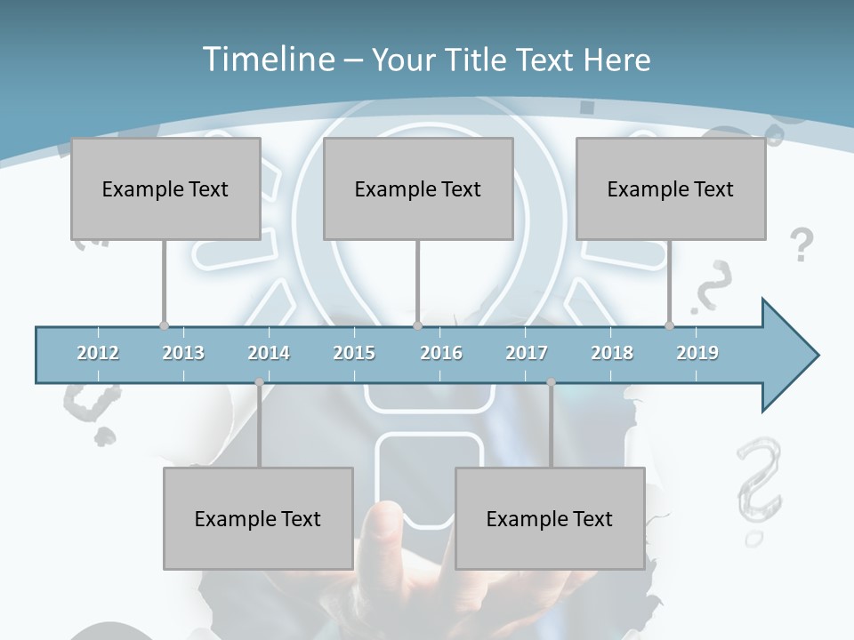 Kommunikation Office Existenzgr PowerPoint Template