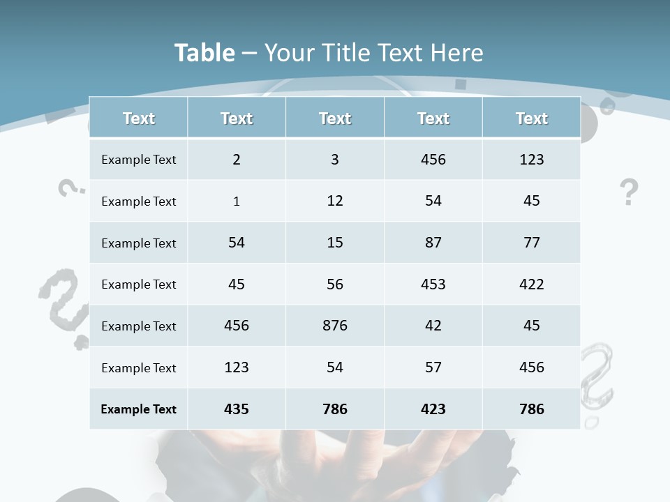 Kommunikation Office Existenzgr PowerPoint Template
