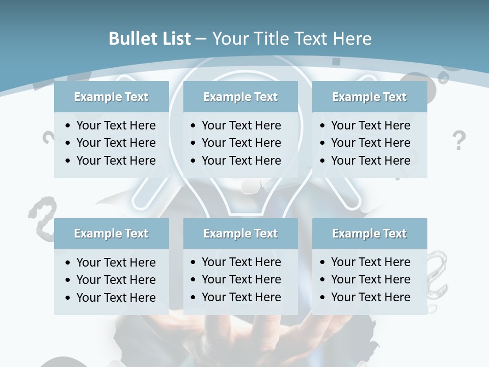 Kommunikation Office Existenzgr PowerPoint Template