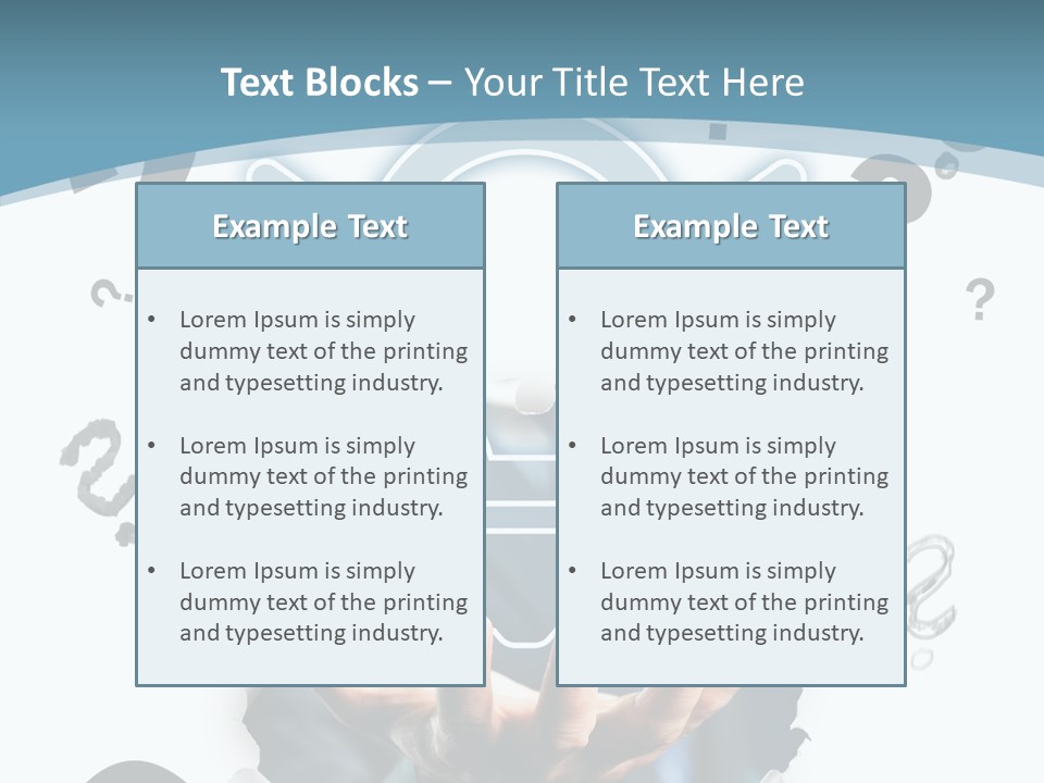 Kommunikation Office Existenzgr PowerPoint Template