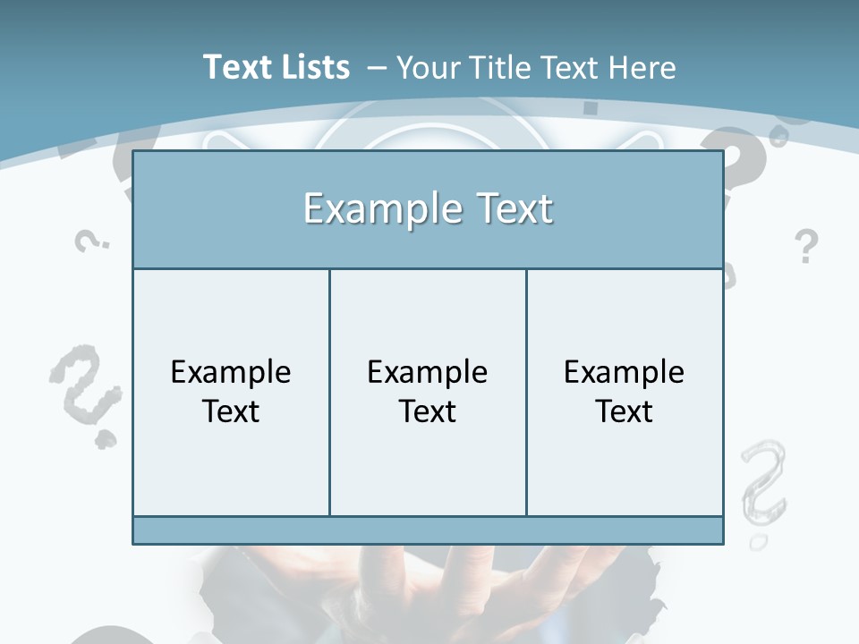 Kommunikation Office Existenzgr PowerPoint Template