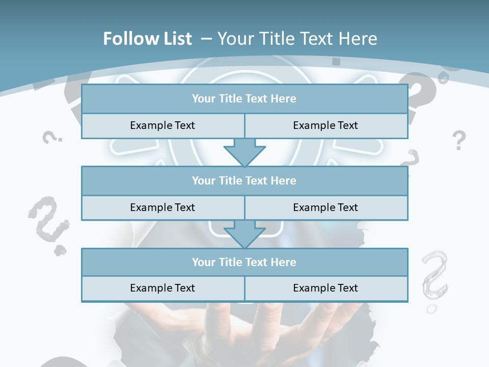Kommunikation Office Existenzgr PowerPoint Template