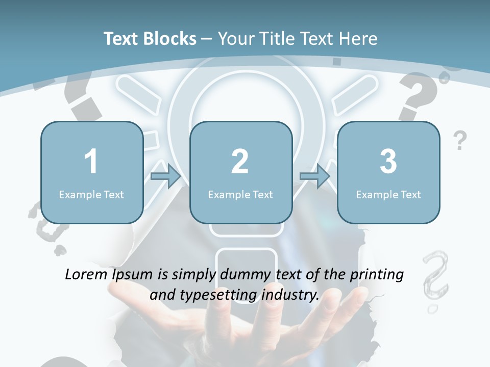Kommunikation Office Existenzgr PowerPoint Template