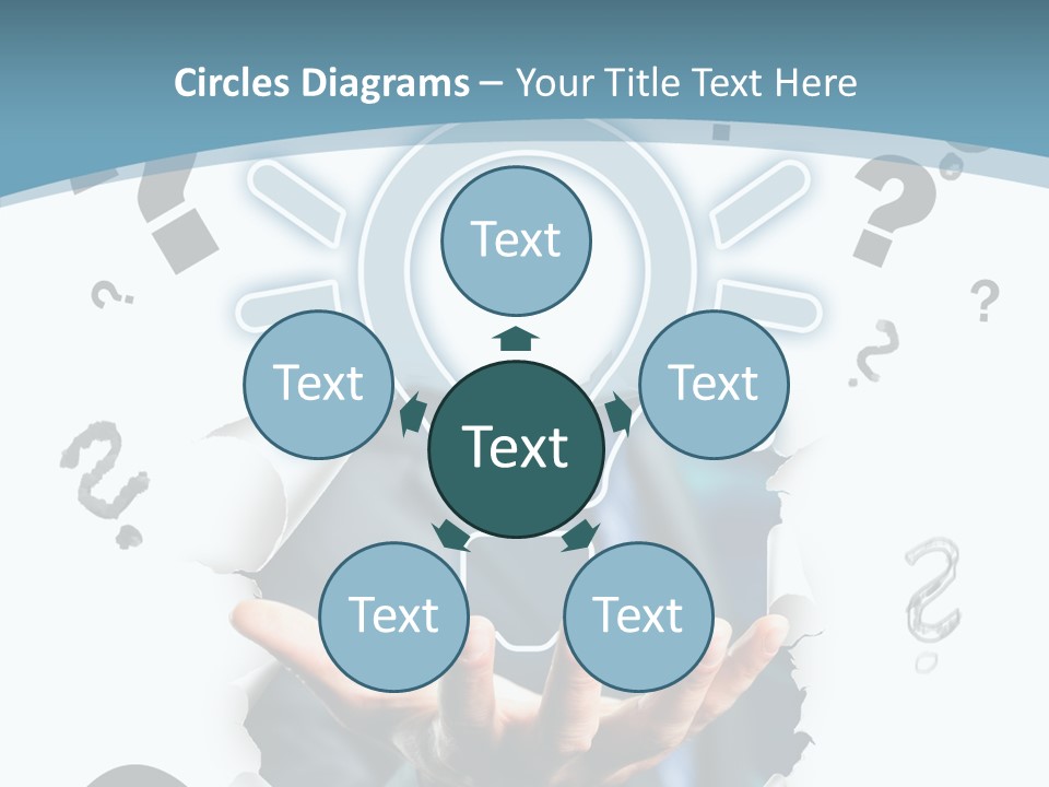 Kommunikation Office Existenzgr PowerPoint Template