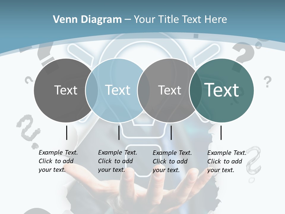 Kommunikation Office Existenzgr PowerPoint Template