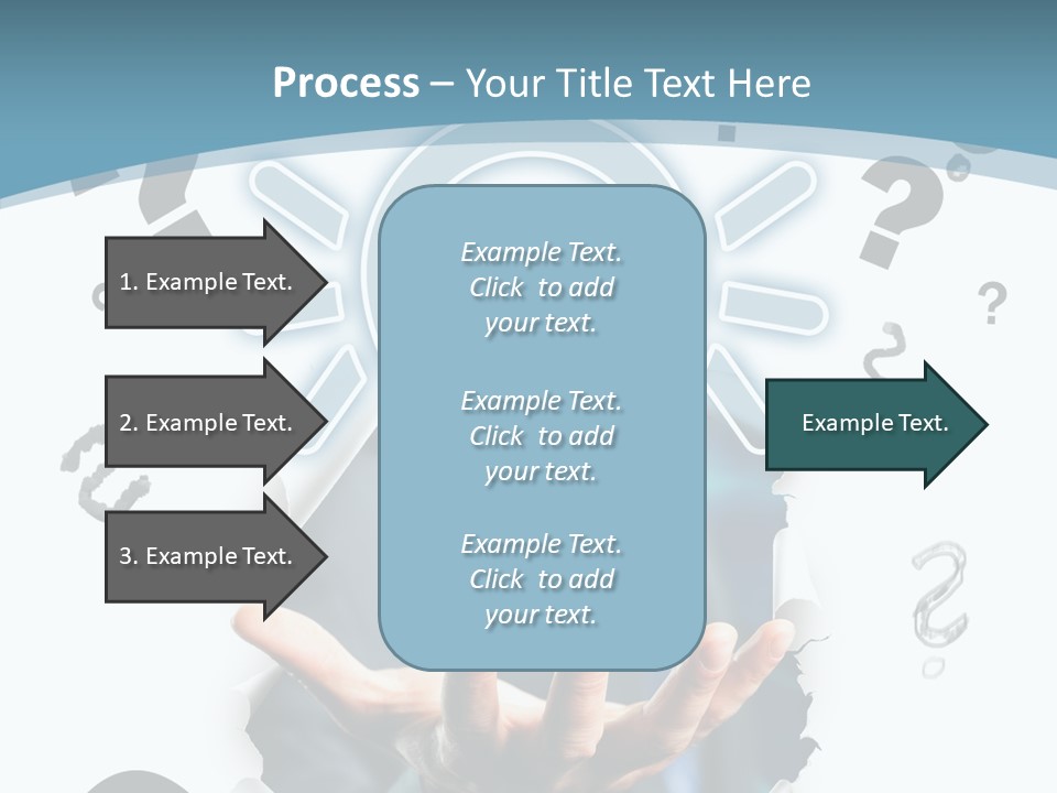 Kommunikation Office Existenzgr PowerPoint Template