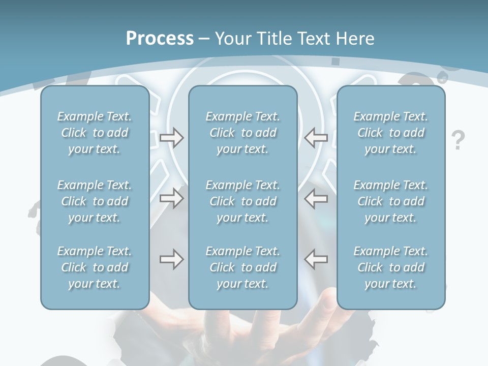 Kommunikation Office Existenzgr PowerPoint Template