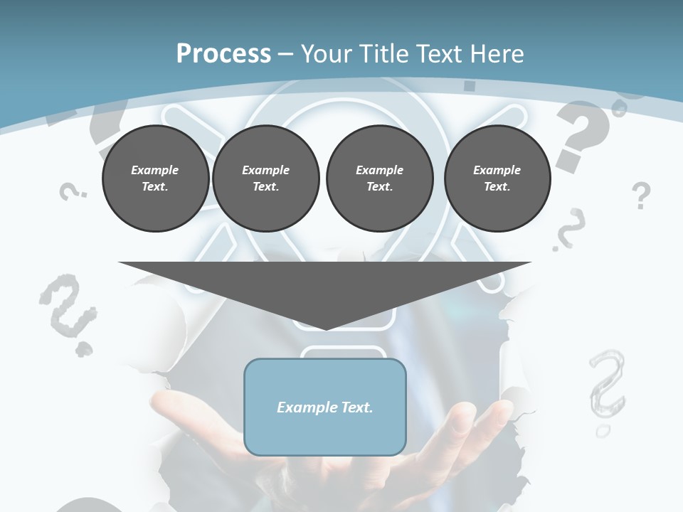 Kommunikation Office Existenzgr PowerPoint Template