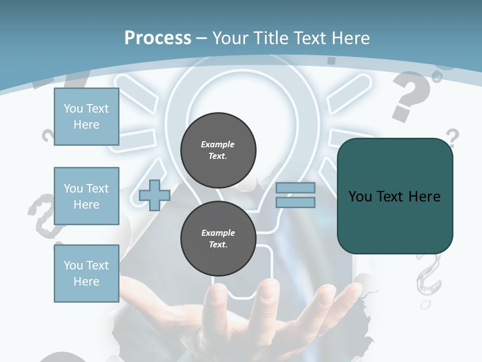 Kommunikation Office Existenzgr PowerPoint Template