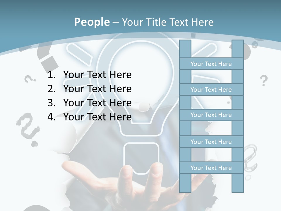 Kommunikation Office Existenzgr PowerPoint Template