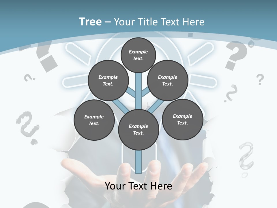 Kommunikation Office Existenzgr PowerPoint Template