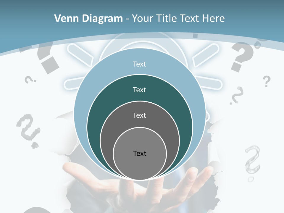 Kommunikation Office Existenzgr PowerPoint Template