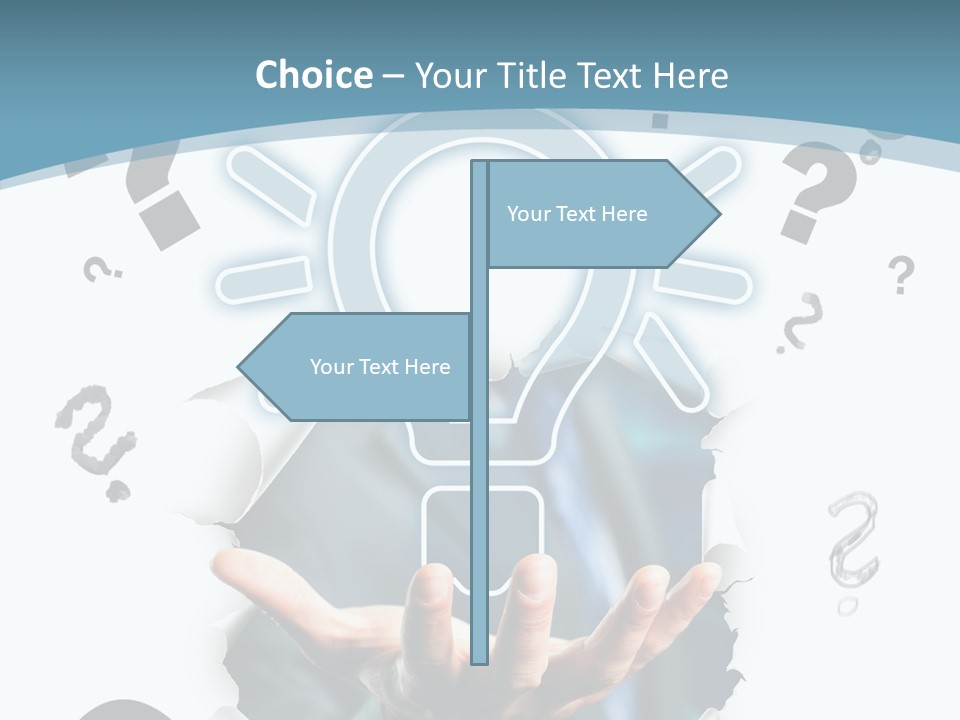Kommunikation Office Existenzgr PowerPoint Template