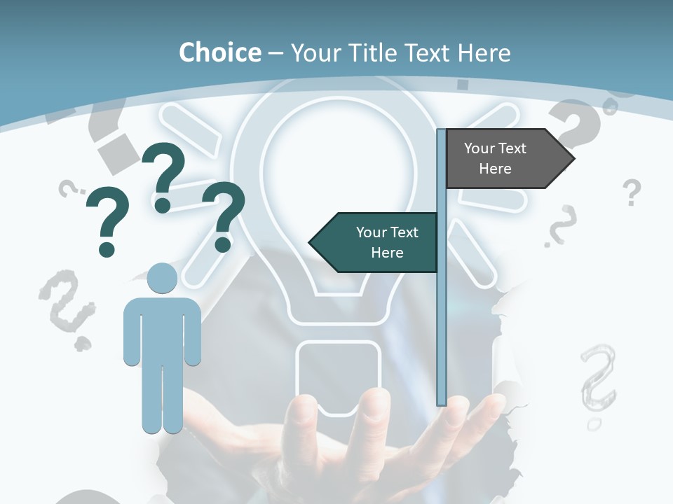 Kommunikation Office Existenzgr PowerPoint Template