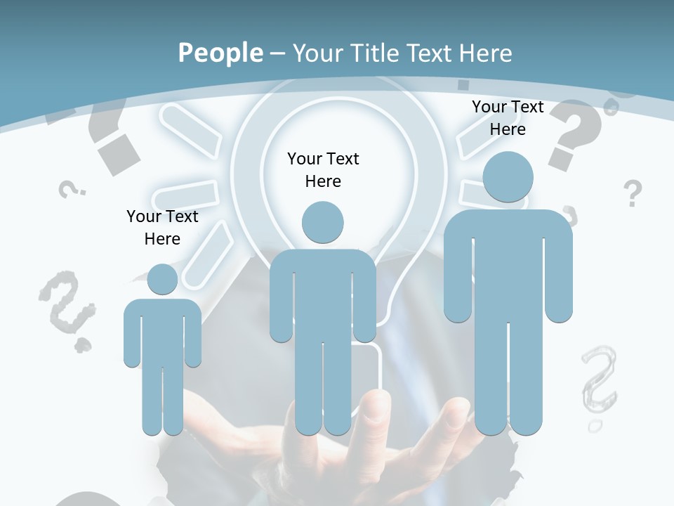 Kommunikation Office Existenzgr PowerPoint Template