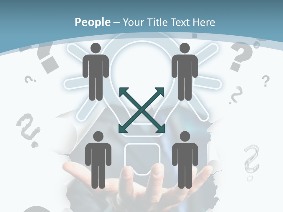 Kommunikation Office Existenzgr PowerPoint Template