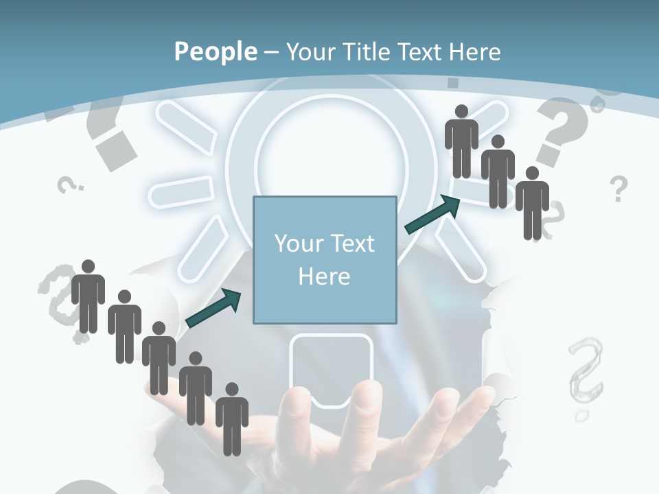 Kommunikation Office Existenzgr PowerPoint Template