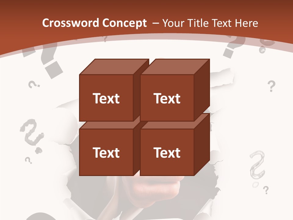 Karriere Erfolg Hand PowerPoint Template