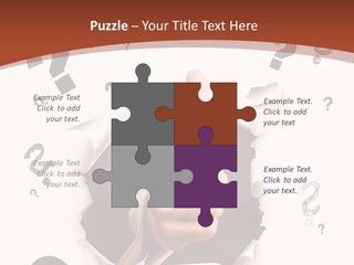 Karriere Erfolg Hand PowerPoint Template