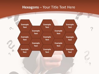 Karriere Erfolg Hand PowerPoint Template