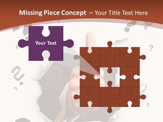Karriere Erfolg Hand PowerPoint Template