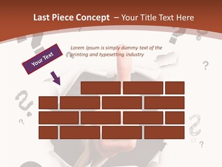 Karriere Erfolg Hand PowerPoint Template