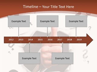 Karriere Erfolg Hand PowerPoint Template