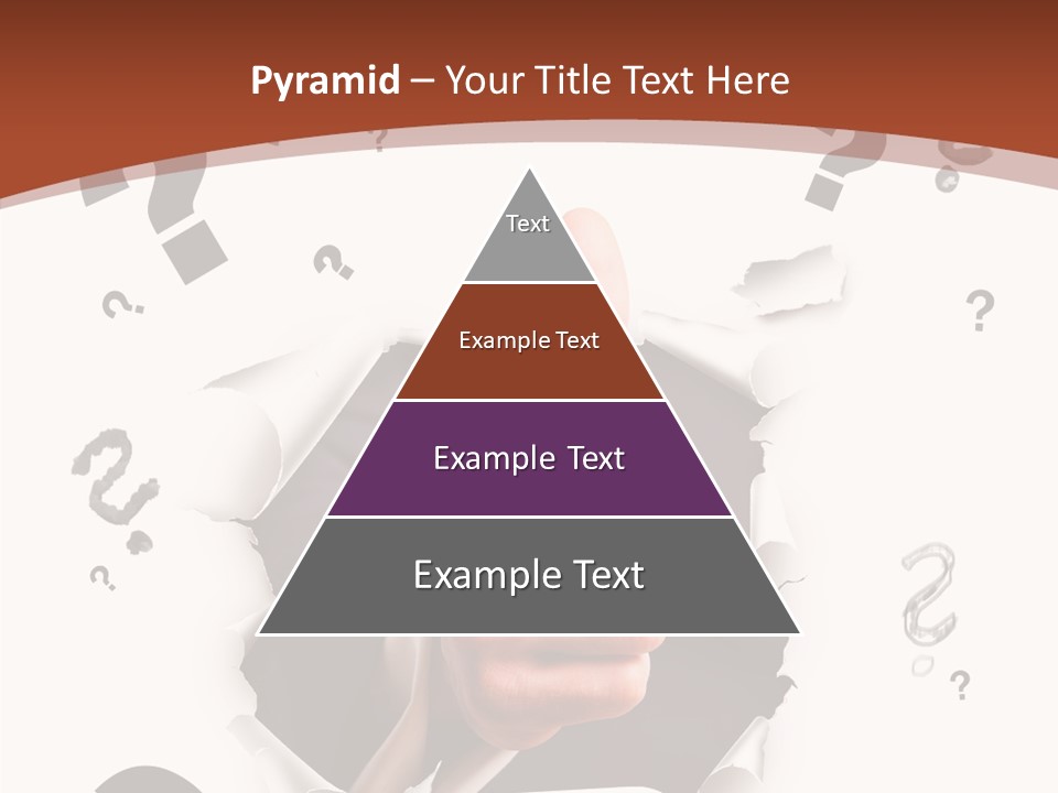 Karriere Erfolg Hand PowerPoint Template