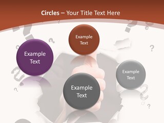 Karriere Erfolg Hand PowerPoint Template