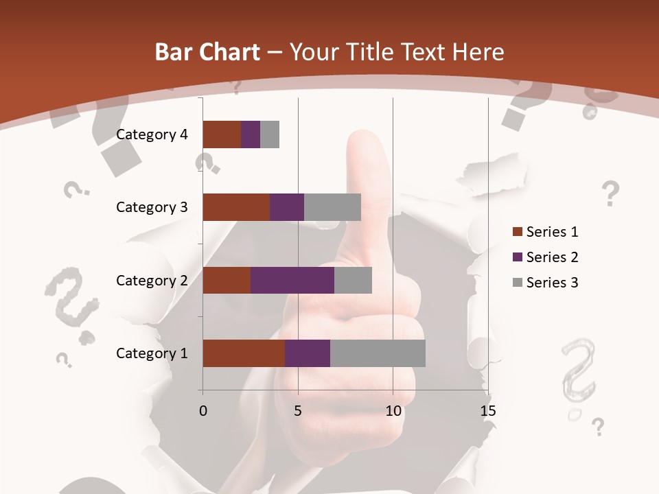 Karriere Erfolg Hand PowerPoint Template