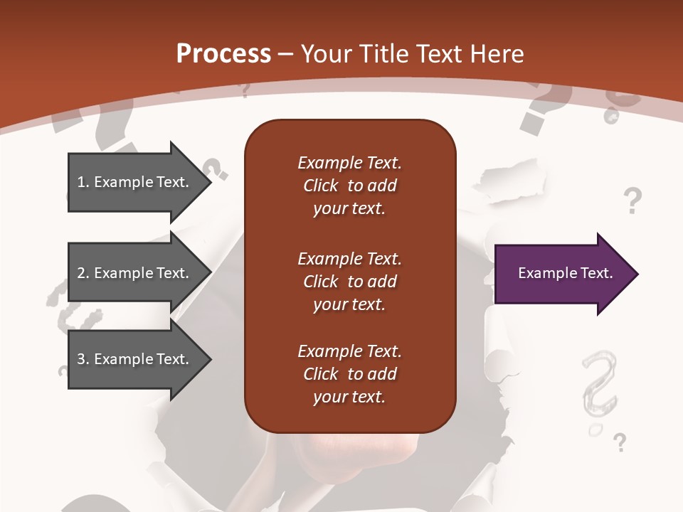 Karriere Erfolg Hand PowerPoint Template