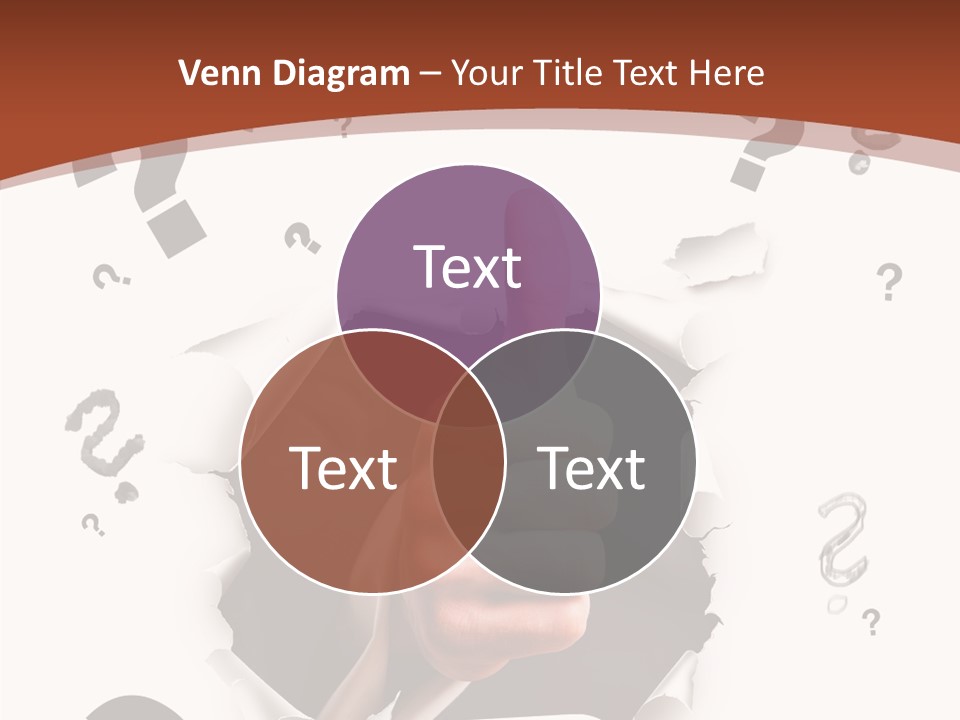 Karriere Erfolg Hand PowerPoint Template