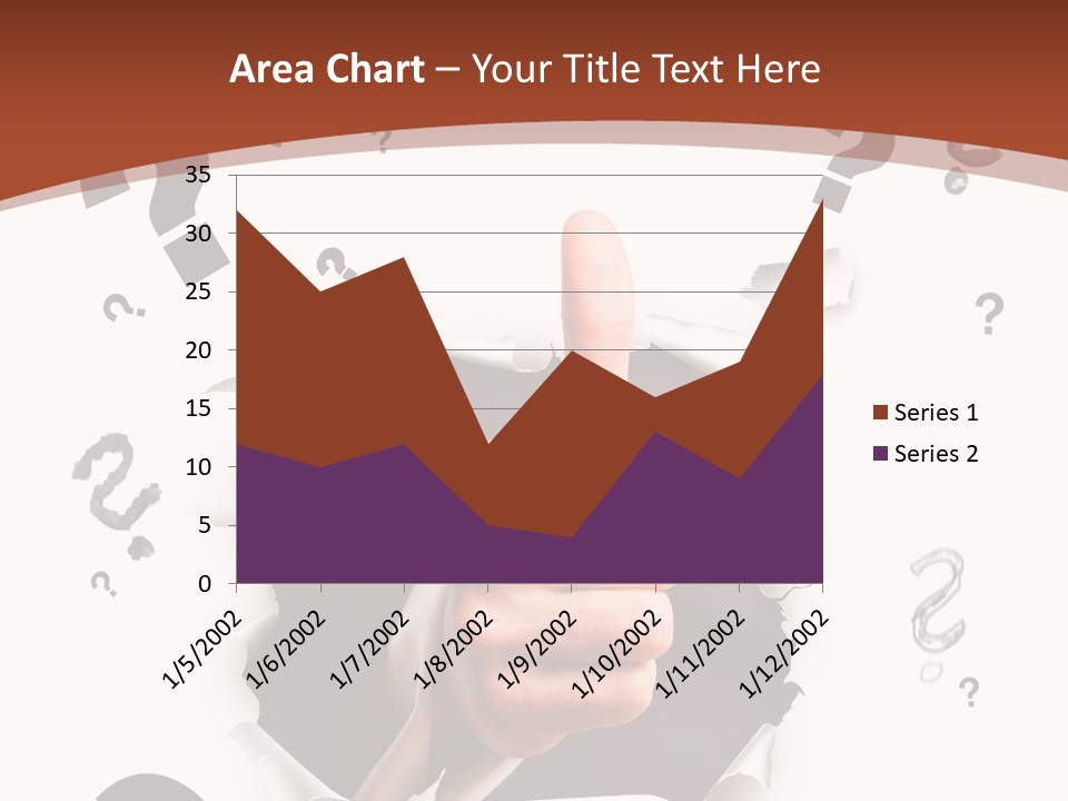 Karriere Erfolg Hand PowerPoint Template