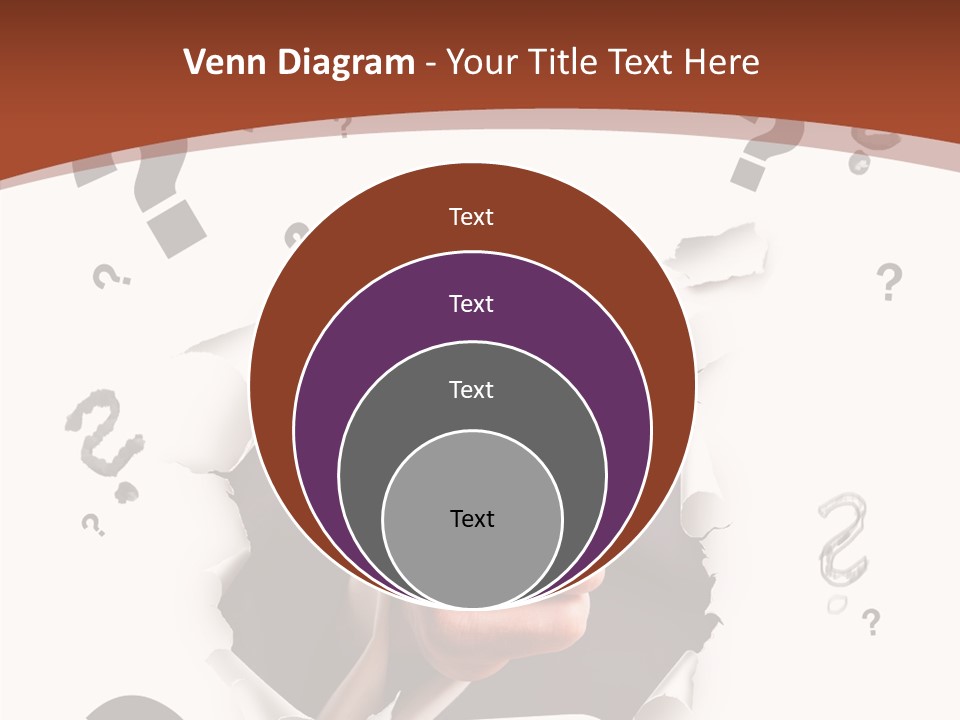 Karriere Erfolg Hand PowerPoint Template