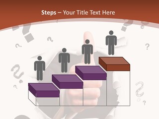Karriere Erfolg Hand PowerPoint Template