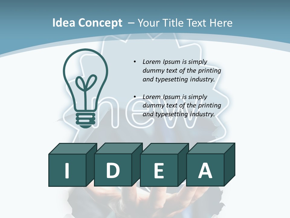 Konzept Verkaufen Innovation PowerPoint Template