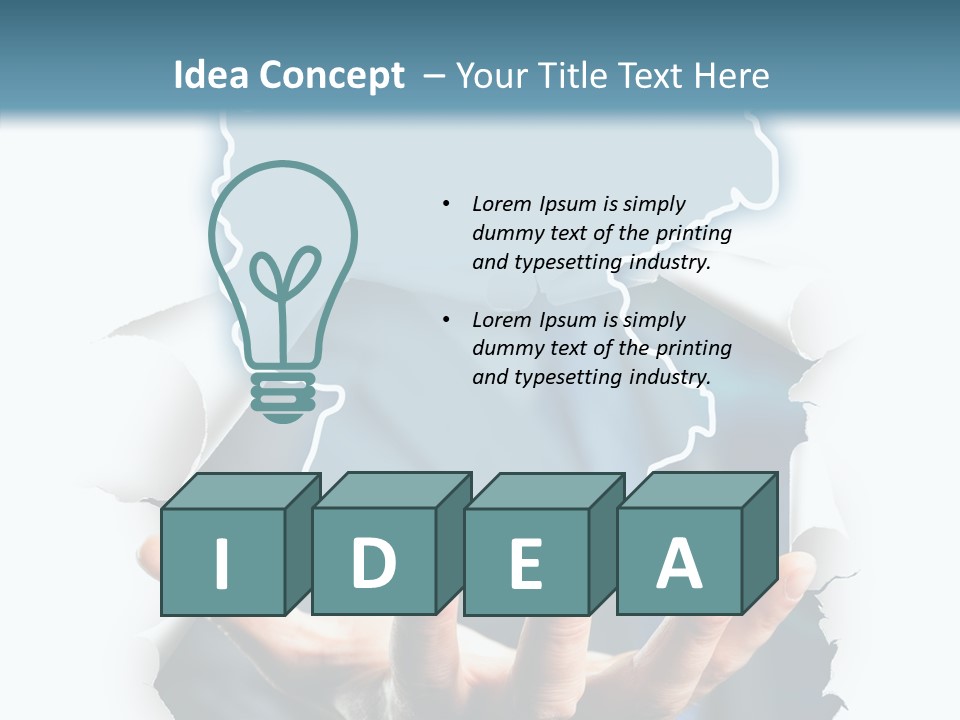 Solution Marketing Existenz PowerPoint Template