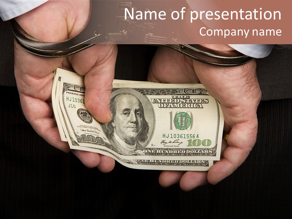 Reward Dollars Value PowerPoint Template