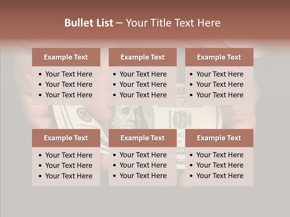 Reward Dollars Value PowerPoint Template