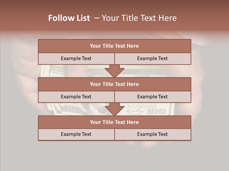 Reward Dollars Value PowerPoint Template