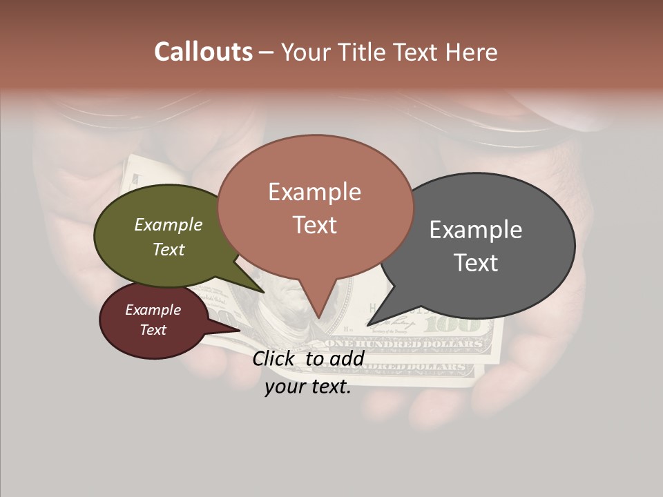 Reward Dollars Value PowerPoint Template