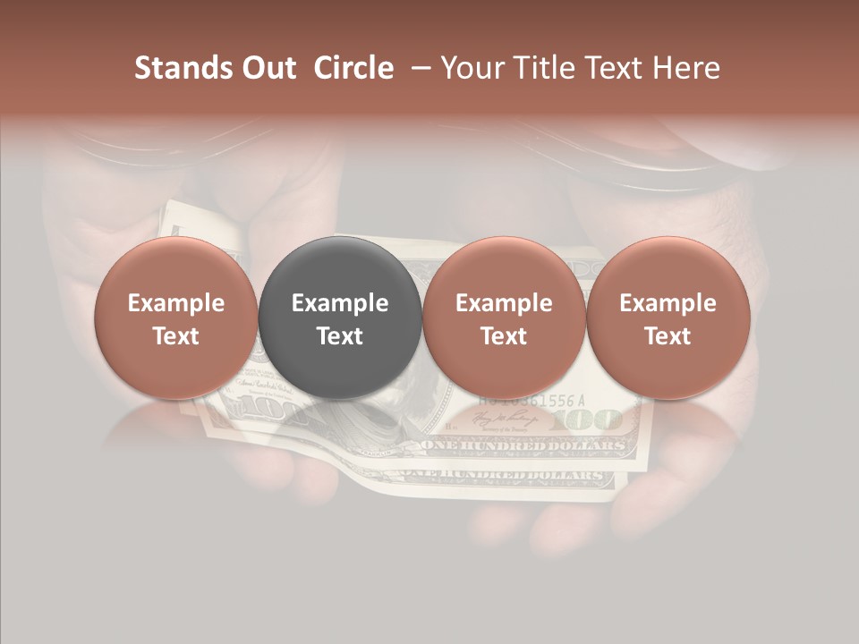 Reward Dollars Value PowerPoint Template